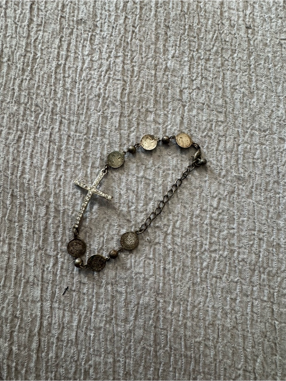 Woman’s cross bracelet